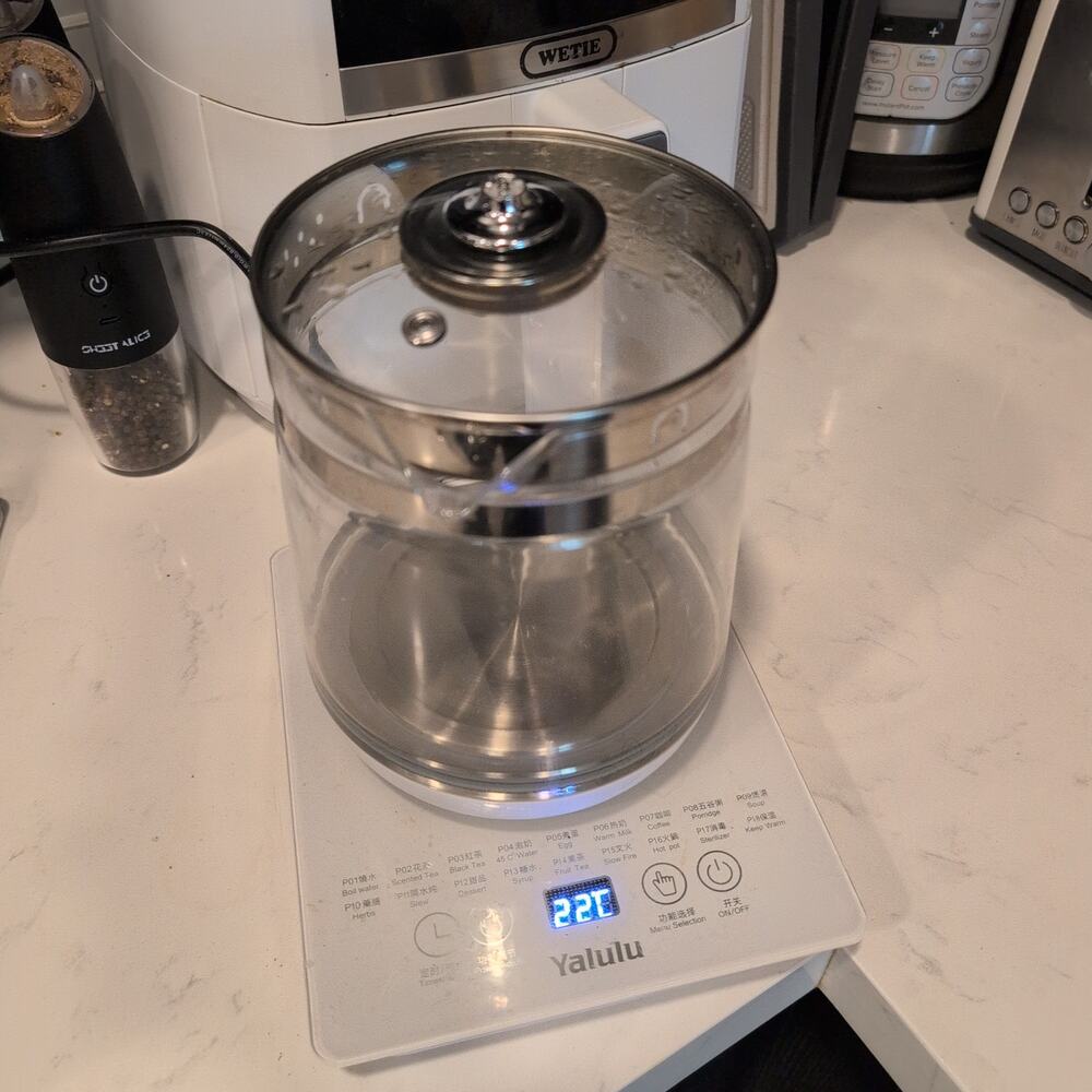 Yalulu Y06 Multi-Functional Health Kettle 1.8L Glass Electric Tea Maker Pot